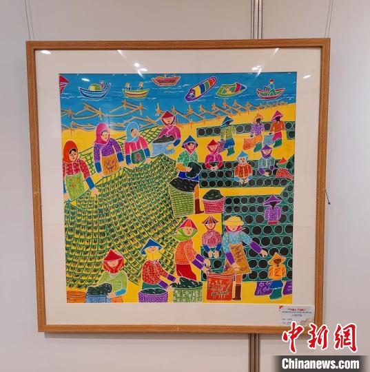 洞头渔民画作品 董萱供图