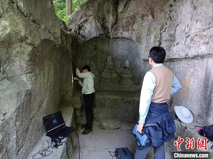 石窟造像现场 浙江大学 供图