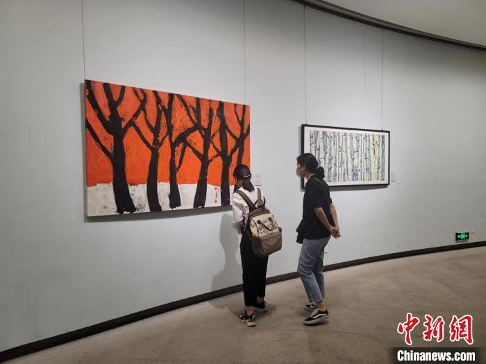 “美美与共—中拉艺术交流回顾展”开幕。　阿琳娜 摄